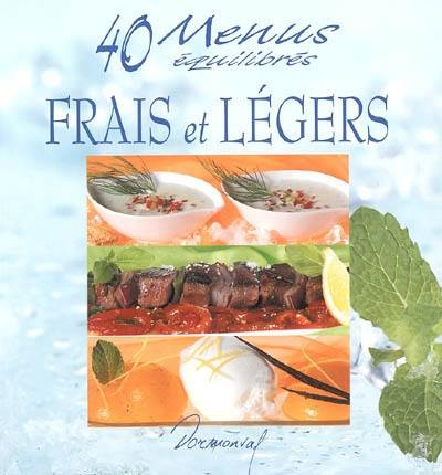 40 menus équilibrés frais et légers