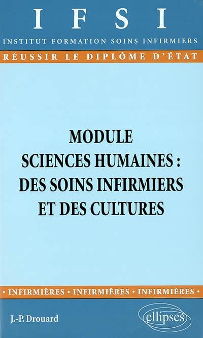 Module sciences humaines : des soins infirmiers et des cultures