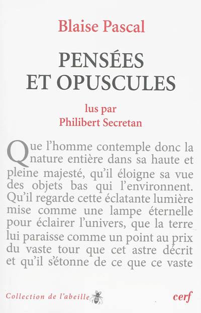 Pensées et opuscules