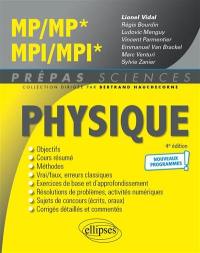 Physique MP, MP*, MPI, MPI* : nouveaux programmes