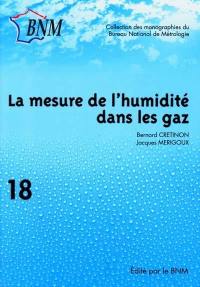 La mesure de l'humidité dans les gaz