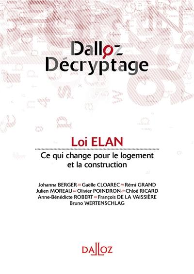 Loi Elan : ce qui change pour le logement et la construction