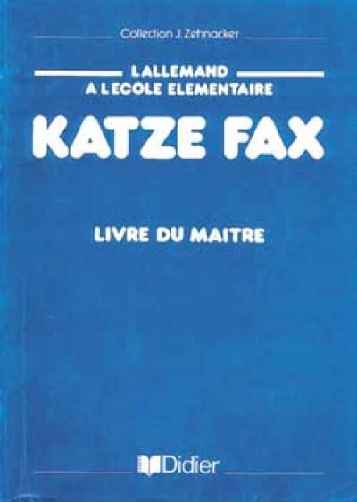 Katze fax : livre du maître