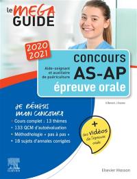 Concours AS-AP aide-soignant et auxiliaire de puériculture 2020-2021 : épreuve orale