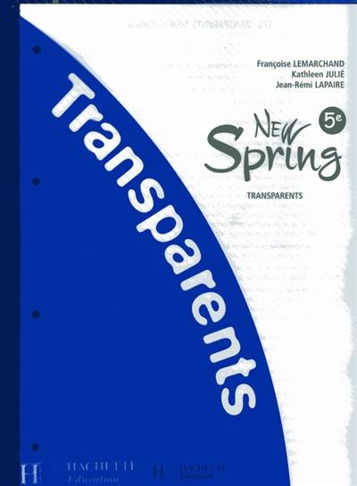 New Spring 5e : transparents