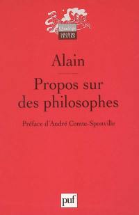 Propos sur des philosophes