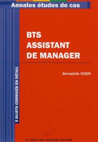 Annales BTS assistant de manager