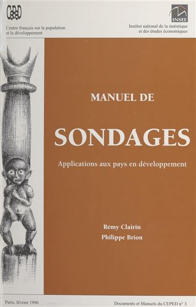 Manuel de sondages : applications aux pays en développement