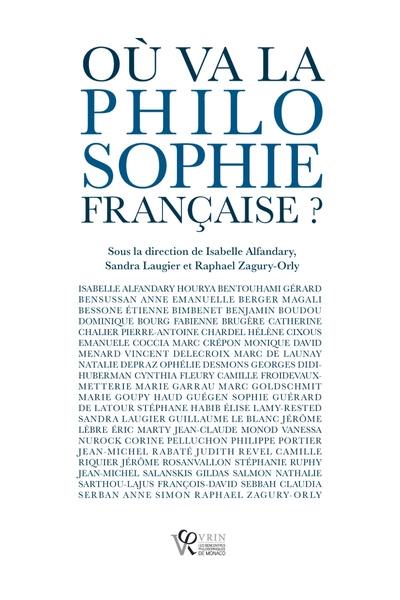 Où va la philosophie française ?