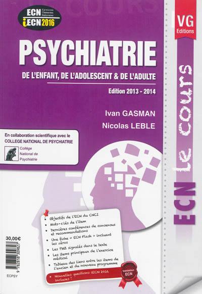 Psychiatrie de l'enfant, de l'adolescent & de l'adulte