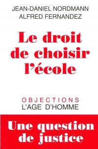 Le droit de choisir l'école