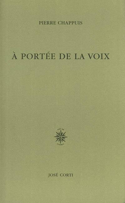 A portée de la voix