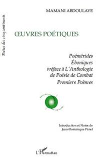 Oeuvres poétiques