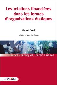 Les relations financières dans les formes d'organisations étatiques