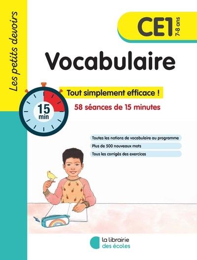 Vocabulaire CE1, 7-8 ans : 58 séances de 15 minutes