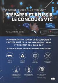 Préparer et réussir le concours VTC : comment devenir chauffeur VTC ? : janvier 2020