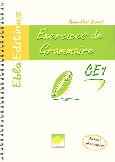 Exercices de grammaire CE1