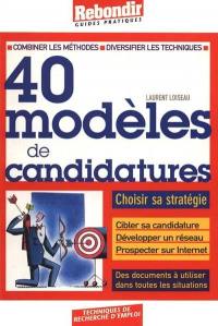 40 modèles de candidatures