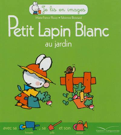 Petit Lapin blanc au jardin