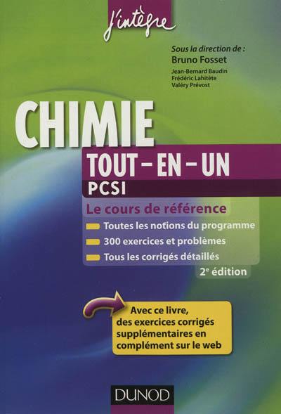 Chimie tout-en-un, PCSI : le cours de référence