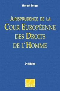 Jurisprudence de la Cour européenne des droits de l'Homme