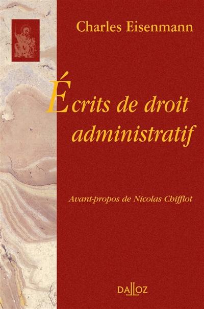 Ecrits de droit administratif