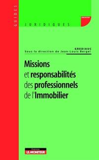 Missions et responsabilités des professionnels de l'immobilier