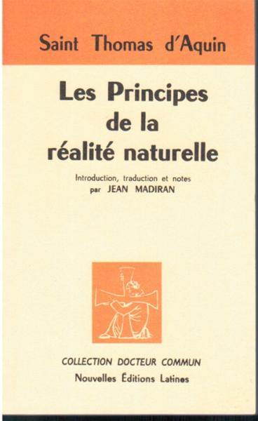 Les principes de la réalité naturelle