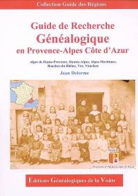 Guide de recherche généalogique en Provence Alpes Côte d'Azur