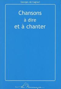 Chansons à dire et à chanter