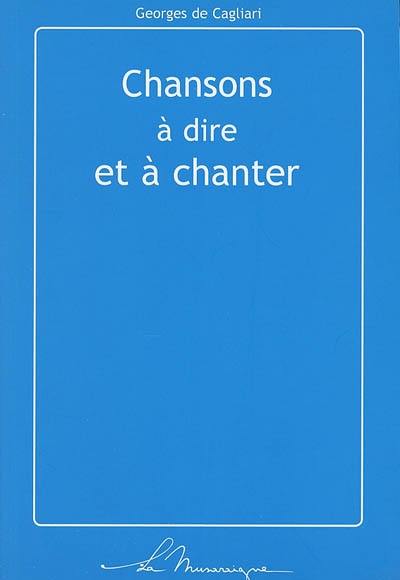 Chansons à dire et à chanter