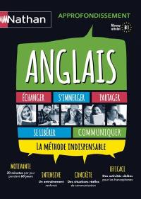 Anglais : approfondissement, niveau atteint B1