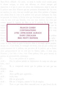 Conversations avec Anne-Marie Albiach dans l'escalier