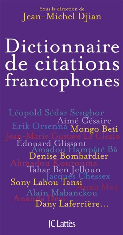 Dictionnaire de citations francophones