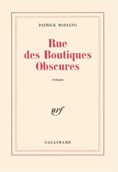 Rue des boutiques obscures