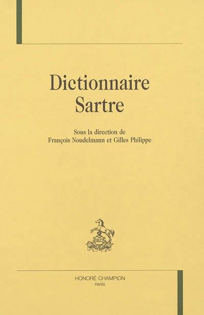 Dictionnaire Sartre