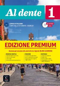 Al dente 1 : corso d'italiano A1 : libro dello studente + esercizi, CD audio, DVD