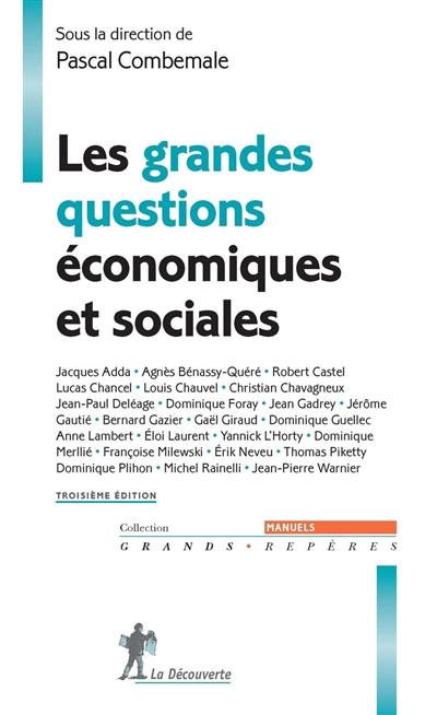 Les grandes questions économiques et sociales