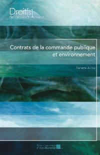 Contrats de la commande publique et environnement