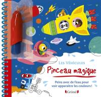 Les véhicules : peins avec de l'eau pour voir apparaître les couleurs !