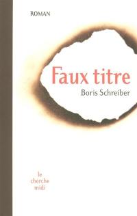 Faux titre