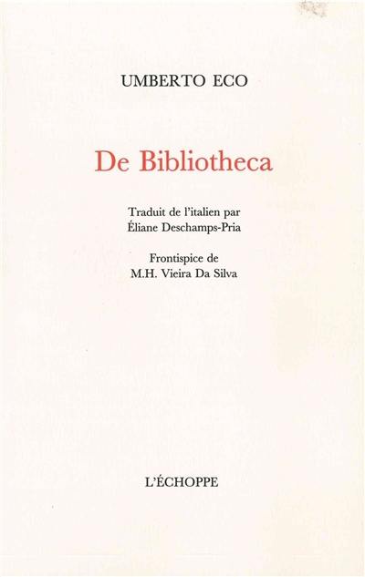 De bibliotheca