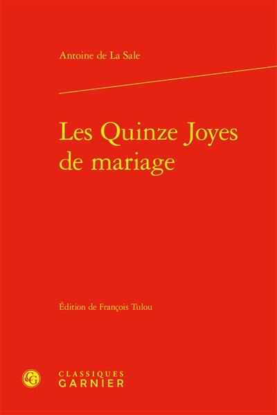 Les quinze joyes de mariage