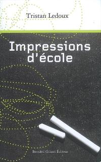 Impressions d'école : récits