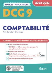 DCG 9,  comptabilité : manuel + applications : 2022-2023