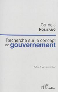 Recherche sur le concept de gouvernement