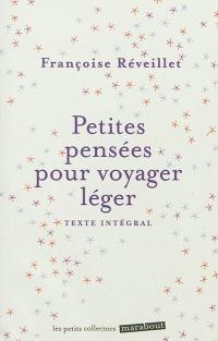 Petites pensées pour voyager léger