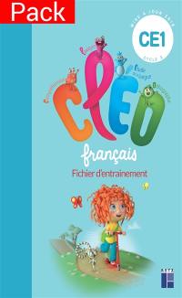 CLEO, français CE1, cycle 2 : fichier d'entraînement + aide-mémoire : pack