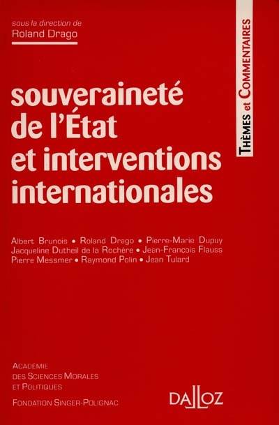 Souveraineté de l'Etat et interventions internationales