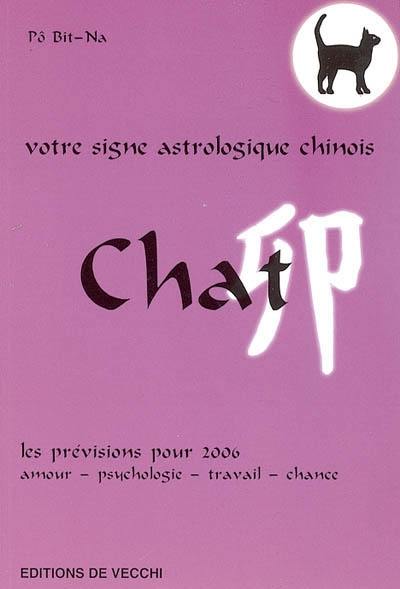 Chat : votre signe astrologique chinois en 2006